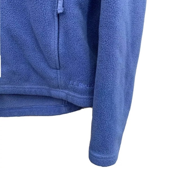 LL Bean Small Blue Snap T Sweater Fleece Pullover - Picture 2 of 7